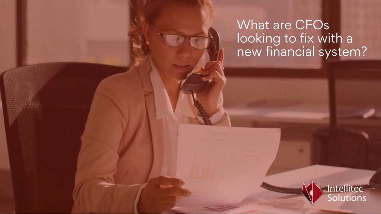 What CFOs are Lookign to fix